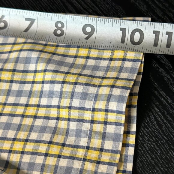 VTG Ralph Lauren Jeans Co Shirt - Size Large - Button Down Plaid Short Sleeve - Picture 8 of 9